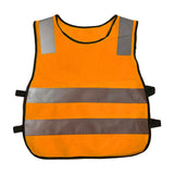 Maxbell Hi Vis Child Safety Reflective Vest Waistcoat Traffic Work Cycling Clothes orange