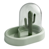 Maxbell Birds Food Dispenser Bunny Feeding Station Gerbils Automatic Hamster Feeder Green