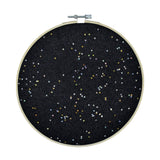 Maxbell Round Brooch Pin Organizer Delicate Glittering for Lapels Badges Earrings Black