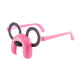 Maxbell Cute Children's Sunglasses Glasses Vintage for Party Kids Gifts pink