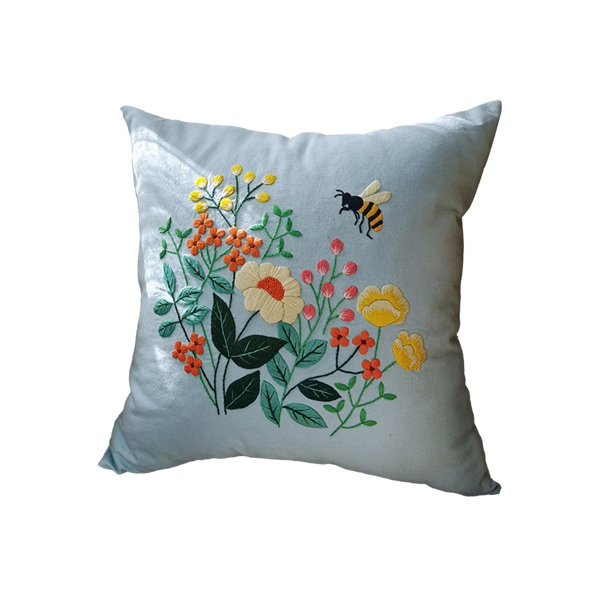 Maxbell Embroidery Pillow Covers Kit DIY Crafts Cross Stitch Kits for Beginners