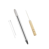 Maxbell Durable Doll Hair Rooting Tool with Aluminum Handle Holders Supplies Awls Style D