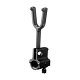 Maxbell Metal Fishing Rod Holder Fishing rod bracket lock Bracket Locker for Outdoor Fishing Black, Short