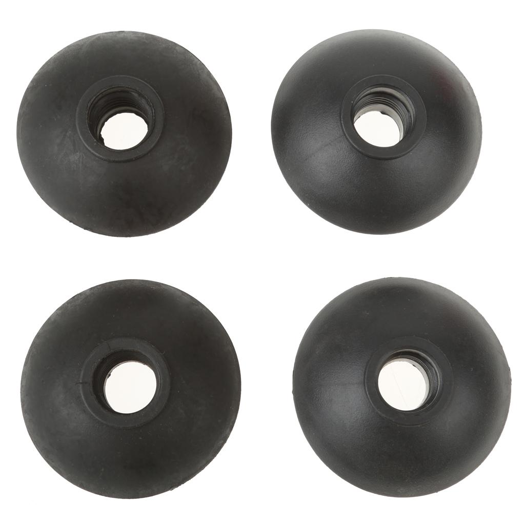 Maxbell 4pcs/set Rubber Mud Sand Baskets for Hiking Trekking Walking Stick Poles 5cm