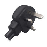 Maxbell UK Plug Male to IEC320 C5 Female Plug for Electronic Device Notebook PC