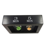 Maxbell 2 in 1 Sandglass Hourglass Sand Clock Timers Desktop Clock 3 & 5 Minutes
