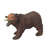 Max Animal Model with Sound Simulation Animal Figurines Toys Set Brown Bear