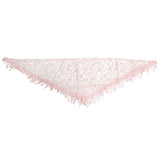 Maxbell Newborn Baby Soft Silk No-Stretch Lace Trim Wraps Photo Props Dark Pink