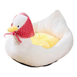 Maxbell Pet Bed for Puppy Kitten Cat Removable Cover Soft for Camping Traveling Duck S