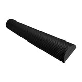 Maxbell Lightweight Yoga Column Roller Foam Roller Massage Semicircle for Home Gym Black
