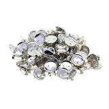 Max 100 Pieces Brooch Blank Lapel Pin Badge Base Pin-Back Button Base 23MM Iron