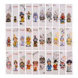 Max 30 pcs Chinese Style Bookmarks Handmade Soft Craft DIY Project Colorful E