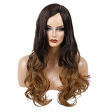 Max Women Heat Resistant Long Curly Wig Hairpieces Synthetic Cosplay Wig 60 cm