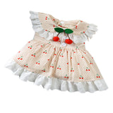 Max Cute Pet Dog Puppy Dress Clothes Dog Princess Summer Dress    Apricot L