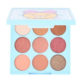 Maxbell Matte Shimmer 9 Color Eyeshadow Palette Blendable Eye Shadow Powder Earth Tone
