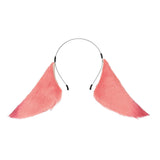 Maxbell Animal Ears Headband Cosplay Party Favor Adults Cute Costume for Performance Pink