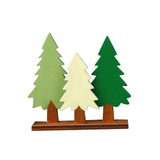 Maxbell Pine Tree Table Decor Christmas Ornament with Stand Desktop Photo Props