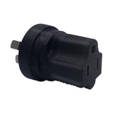 Maxbell AU to 5-15R US Plug Adapter Black 10A/250V Converter for Australia Argentina