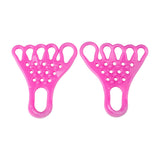 Maxbell Toe Straightener Toe Stretcher Toe Separators for Big Toe Yoga Hallux Valgus Pink