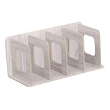 Maxbell Wood CD Rack Album Office Desk Display Shelf Holder Stand Storage Rack Grey