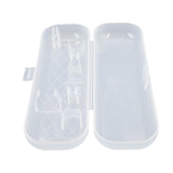 Maxbell Toothbrush Travel Case Protective Cover Compact Portable Holder for Bathroom Transparent