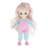 Maxbell 13 Jointed Female Doll Body Part for 16cm BJD Doll Replacements A