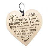 Maxbell Wall Hanging Plaque for Best Friend Funny Friendship Gifts Home Wooden Signs Wood