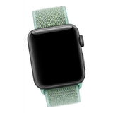 Maxbell For Apple Watch Strap Nylon Watch Strap Sports Loop  Cyan