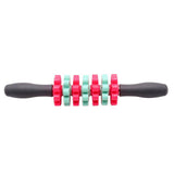 Max Muscle Roller Stick for Body Trigger Point Massage Pain Ease Red Blue