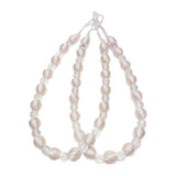 Max 2 Pieces Crystal Curtain Rope Tiebacks Holdback 72cm / 28 Inch White
