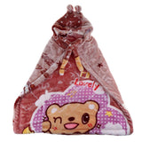 Maxbell Newborn Baby Hooded Cloak Poncho Jacket Outwear Kids Warm Coat Rose