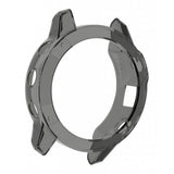 Maxbell Silicone Full Cover Screen Protective Case For Garmin Fenix 6s  Black