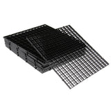 Max 10 Pcs Aquarium Plastic Divider Fish Tank Isolation Board Black