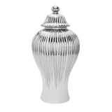 Maxbell Ceramic Ginger Jar Storage Vase Crafts Home Decor Handmade Collectible Large