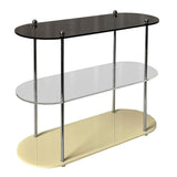 Maxbell 3 Layer Desktop Storage Rack Free Standing Cosmetic Display Stand Durable S