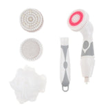 Max Electric Spa Massage Brush Spin Shower Facial Body Cleaning Brush Kit