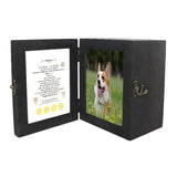 Maxbell Wood Pet Urn Loss of Dog or Cat Casket Funeral Remembrance Souvenir Gifts Black