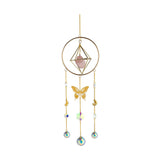 Maxbell Geometric Clear Crystal Suncatcher Prisms Garden Window Decor Ornaments