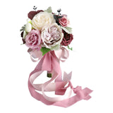 Maxbell Artificial Bridal Wedding Holding Bouquets for Anniversary Wedding Party
