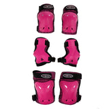 Max Skateboards Youth Protective Pad set with Elbow Knee Wrist Guard Pad XS Pink