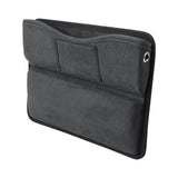 Maxbell Durable Car Seat gaps Filler Organizer Wear Resistant for Sundries Flocking Black