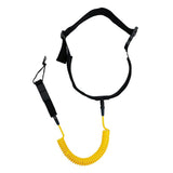 Maxbell 10ft Surfboard SUP Leash Waist Hip Belt Stretch Rope Yellow