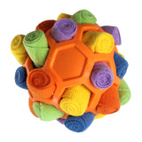 Maxbell Dog Sniff Ball Increase IQ Portable Puppy Playing Soft Dog Slow Feed Ball Style C