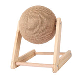 Maxbell Cat Scratcher Toy Exercise Rotatable Ball Rest Kitty Cat Scratching Ball Toy Ball 16cm 16x18x22cm