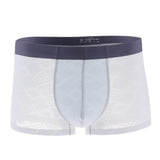 Maxbell Men Underwear Briefs Low Waist Soft Underpant Sexy Lingerie Gray L