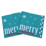 Max 20 Pieces Party Paper Napkins Disposable Tableware Supplies Merry Christmas