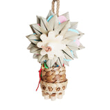 Maxbell Bird Chewing Toy Funny Bird Parrot Toy for Biting Cockatoo With Basket
