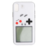 Max Phone Case Back Cover for Tetris Game Player iPhone X white