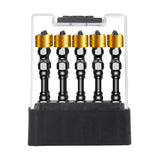 Max 10pcs Double Screwdriver w/ Magnet Ring Hex Shank Electric Screwdriver Bit C