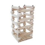 Max Pet Wooden Rack Feeder Hay Grass Nest Holder for Small Pet Rabbit Wood